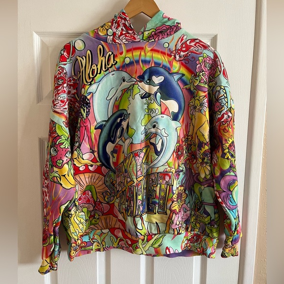 Desigual Tops - Desigual Maria Escote Y2K colorful hoodie M